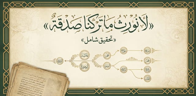 الموسوعة الكاملة (32+ رواية) حديث «لا نورث ما تركنا صدقة»